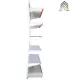 قفسه فلزی کناردیوار فروشگاهی سامان انبار شرق طوس مشبک - 3
