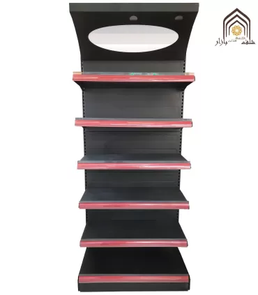قفسه یکطرفه فروشگاه هایپرمارکت سامان انبار شرق طوس مشبک - 7