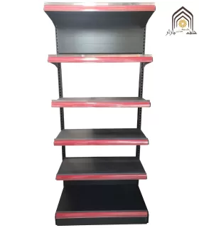 قفسه یکطرفه فروشگاه هایپرمارکت سامان انبار شرق طوس مشبک - 2