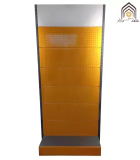استند ابزار مشبک نمایشگاهی سامان انبار شرق طوس با طراحی مدرن و کارآمد برای نمایش محصولات مختلف