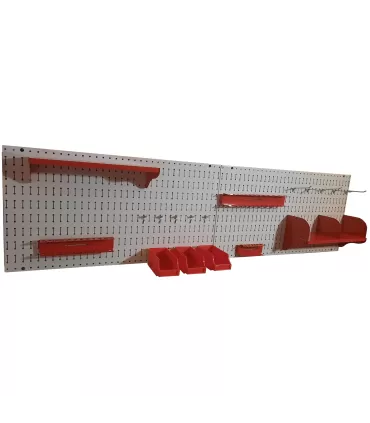 تخته ابزار افقی سفید شلف بازار shelfbazar - 1