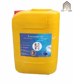 رسوب‌زدا استیل و مس محصول [product_brand] برای حفاظت و تمیزی سطوح فلزی \n\nمحلول رسوب‌زدا استیل و مس برای جلوگیری از زنگ‌زدگی و 