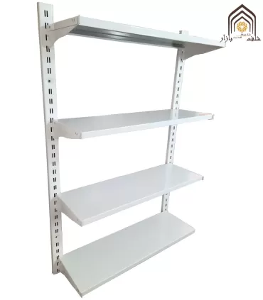 قفسه ارزان دیوارکوب فروشگاهی سامان انبار شرق طوس مشبک - 1
