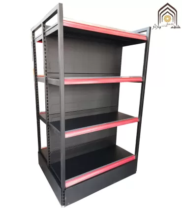 قفسه دوطرفه فروشگاهی کارینا سامان انبار شرق طوس مشبک - 5