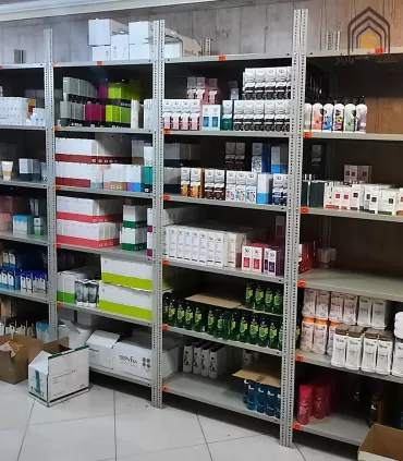 قفسه پیچ و مهره ای سامان انبار شرق طوس مشبک - 5