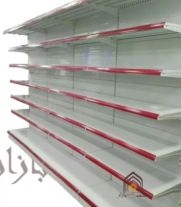 قفسه یکطرفه فروشگاه هایپرمارکت سامان انبار شرق طوس مشبک - 4