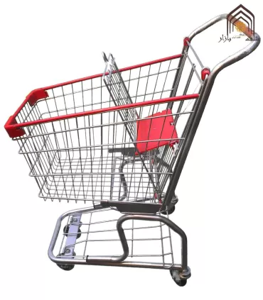 چرخ خرید 80 لیتری کفی دار صنایع مفتولی آریا توس - 3
