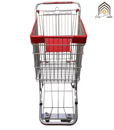 چرخ خرید 80 لیتری کفی دار صنایع مفتولی آریا توس - 5
