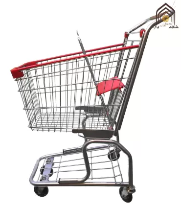 چرخ خرید 80 لیتری کفی دار صنایع مفتولی آریا توس - 7
